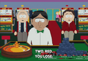 casino lose GIF by South Park 