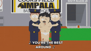 police credits GIF by South Park 
