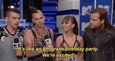 Red Carpet Its Like An 8Th Grade Birthday Party GIF by 2020 MTV Video Music Awards