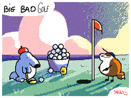 Big Bad Wolf Golf GIF by Kéké