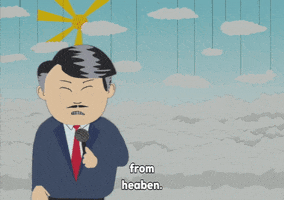 asian heaven GIF by South Park 