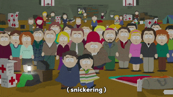 sheila broflovski crowd GIF by South Park 