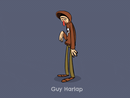 guyharlap animation cartoon eat disgusting GIF