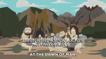 confused cavemen GIF by South Park 