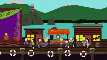 Radio Crowd GIF by South Park 