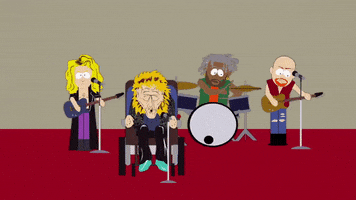 band performing GIF by South Park 