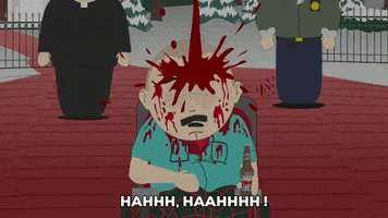 happy blood GIF by South Park 