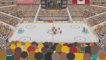 hockey arena GIF by South Park 