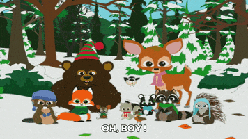 critter christmas satan GIF by South Park 