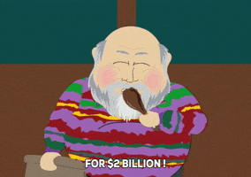 rob reiner greed GIF by South Park 