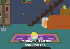 eric cartman stairs GIF by South Park 