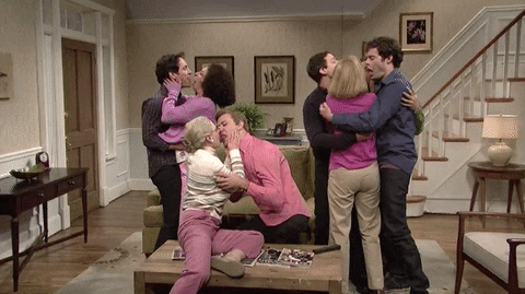 Snl Making Out GIF by Saturday Night Live