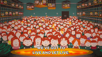 gathering live and let live GIF by South Park 