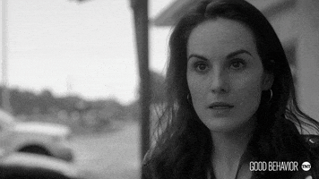 good-behavior-tnt ouch mean no one cares michelle dockery GIF