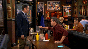 the odd couple water GIF by CBS