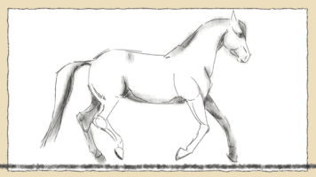 benjaminmitchley animation horse gallop quadruped GIF
