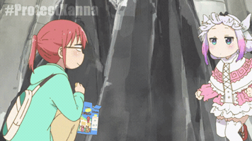 zaike kanna kamui kobayashi san chi no maid dragon protectkanna feedkanna GIF