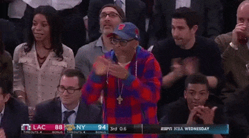 New York Knicks Applause GIF by NBA