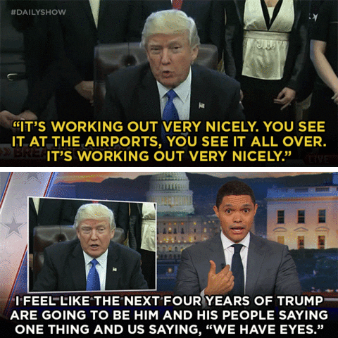 donald trump lol GIF by The Daily Show with Trevor Noah