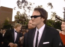 Quentin Tarantino Deal With It GIF by The Academy Awards
