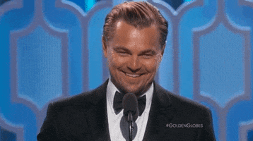 Happy Leonardo Dicaprio GIF by Golden Globes