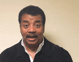 Neil Degrasse Tyson Poof GIF by New York Comic Con