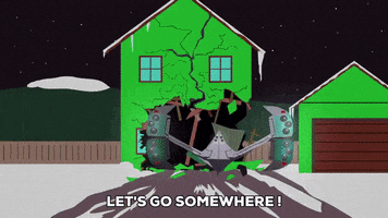 house crashing GIF by South Park 