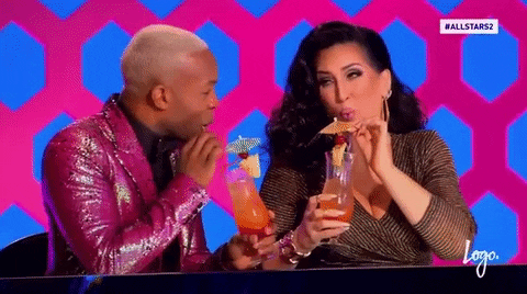 Episode 1 Drinking GIF by RuPaul's Drag Race - Find & Share on GIPHY