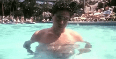 Benicio Del Toro Pool GIF by Hispanic Heritage Month - Find & Share on GIPHY