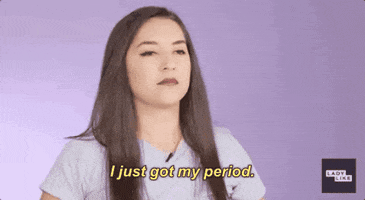 i just got my period GIF by BuzzFeed