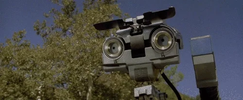 short circuit eyes GIF