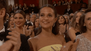 alicia vikander oscars GIF by The Academy Awards