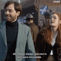 season 4 flirting GIF by Outlander