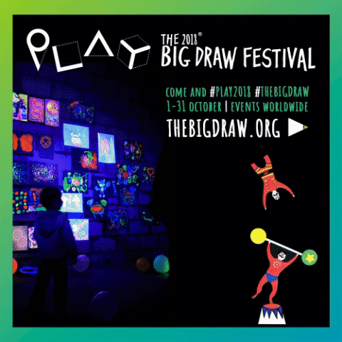 thebigdraw #play2018 GIF