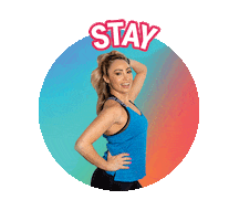 Awesome Stay Sticker by GINA B | UP TO THE BEAT