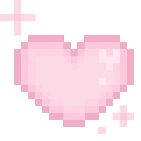 Heart Pixel Sticker