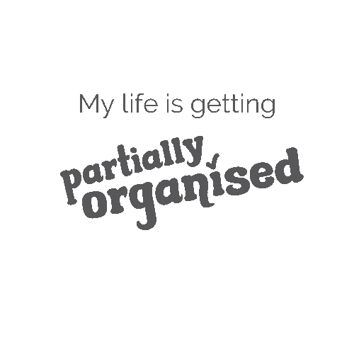 partiallyorganisedlife Sticker
