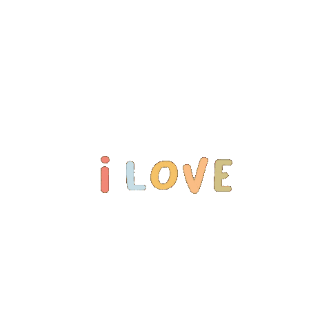I Love Art Sticker