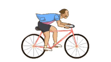 Summer Bike Sticker by Bran