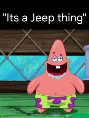 Jeep Patrick Dumb GIF
