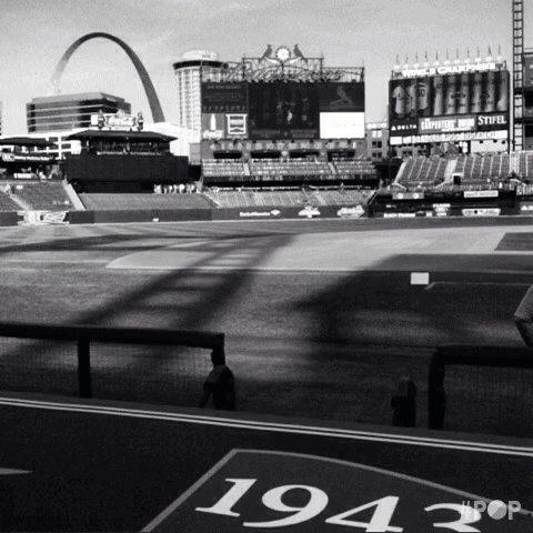 busch stadium what decade is this GIF by GoPop
