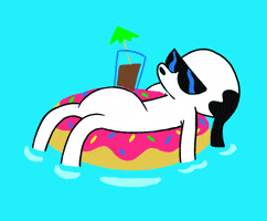 Relaxed Pool Party GIF by Jason Clarke