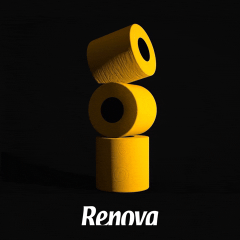 Toilet Paper GIF by MyRenova