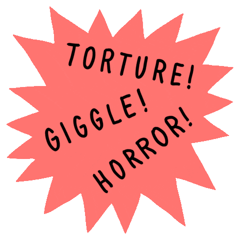Horror Promo Sticker by Luigi Segre