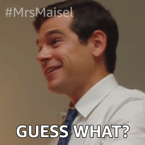 Guess What Jason Ralph GIF by The Marvelous Mrs. Maisel