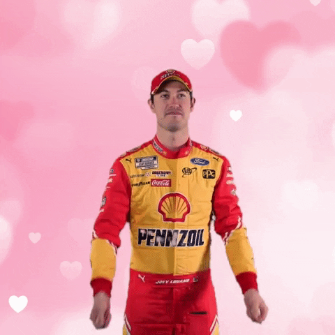 Valentines Day Logano GIF by NASCAR