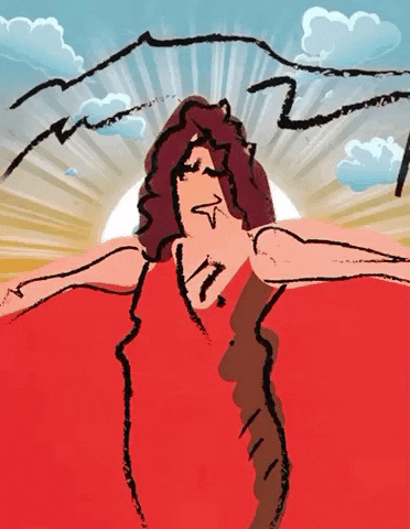 transgreaser illustration celebrate woman sunshine GIF