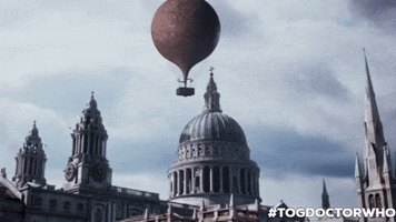 Flying Doctor Who GIF by Temple Of Geek