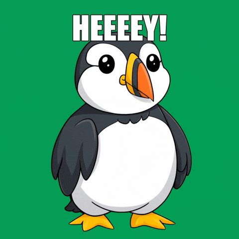 Good Day Hello GIF by Puffins