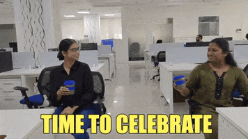 quixyofficial cheers quixy time to celebrate GIF